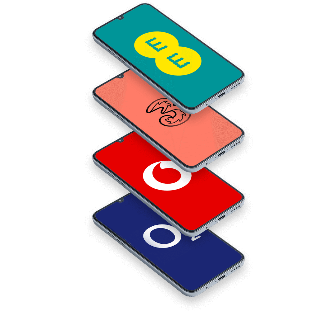 phones with network logos